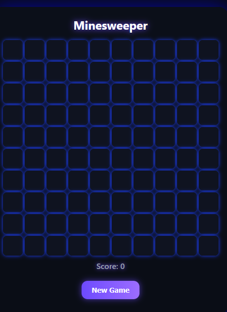 Minesweeper előnézet